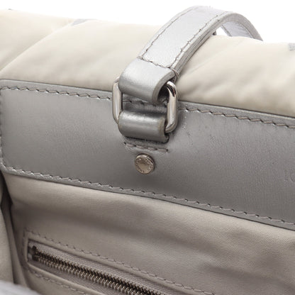 オンザゴーMM 2WAY LV SKI ショルダーバッグ トートバッグ ナイロン レザー グレー マルチカラー ルイヴィトン