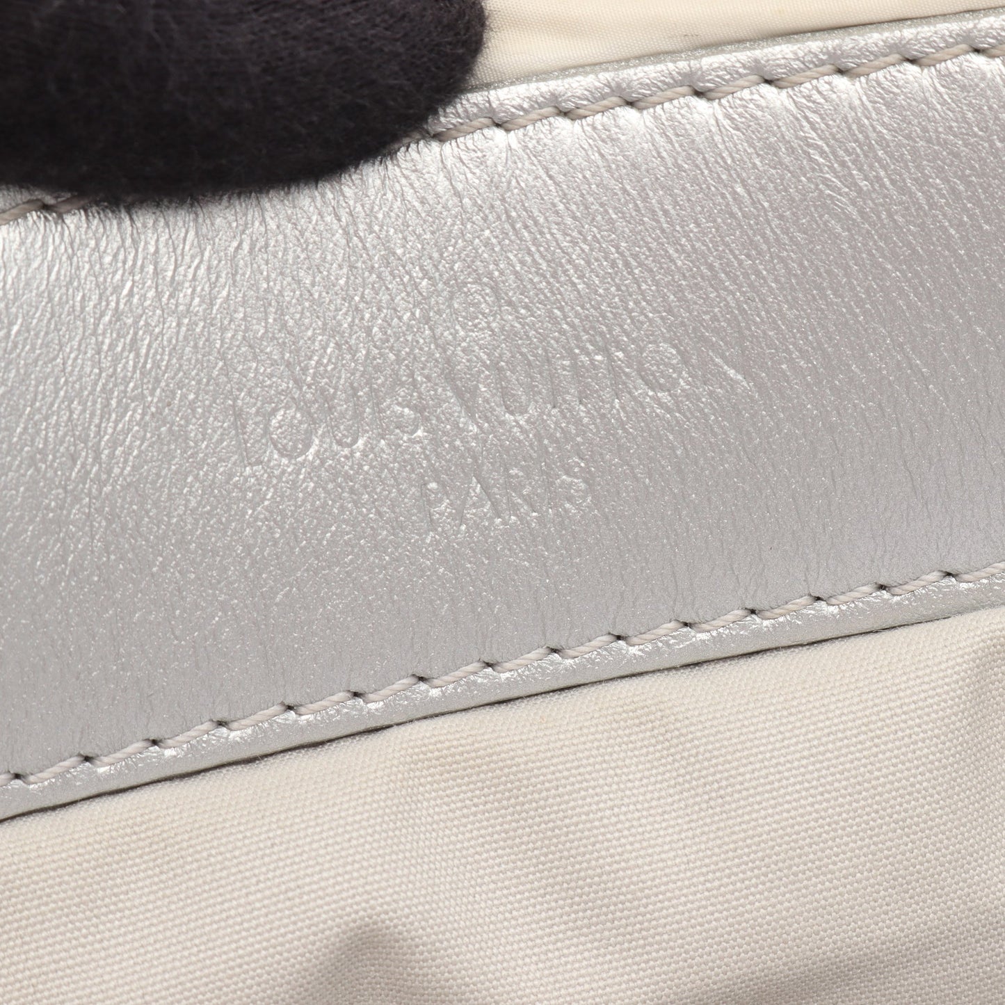 オンザゴーMM 2WAY LV SKI ショルダーバッグ トートバッグ ナイロン レザー グレー マルチカラー ルイヴィトン