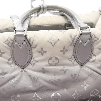 オンザゴーMM 2WAY LV SKI ショルダーバッグ トートバッグ ナイロン レザー グレー マルチカラー ルイヴィトン