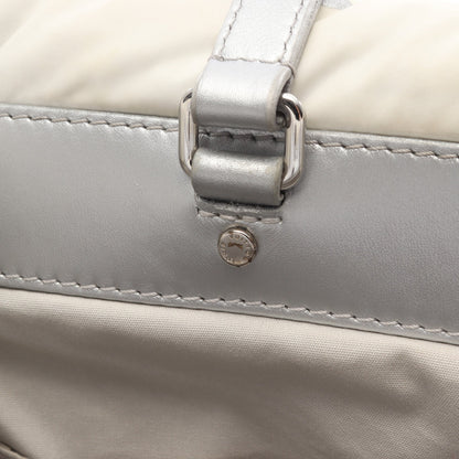 オンザゴーMM 2WAY LV SKI ショルダーバッグ トートバッグ ナイロン レザー グレー マルチカラー ルイヴィトン