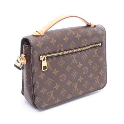 ポシェット メティス MM モノグラム 2WAY ハンドバッグ PVC レザー ブラウン ルイヴィトン