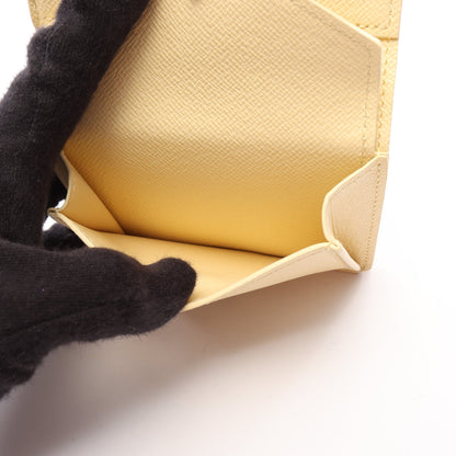 ポケットウォレット LV チャーム 二つ折り財布 PVC ホワイト イエロー マルチカラー ルイヴィトン