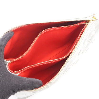 クッサンPM モノグラム 2WAY チェーンショルダーバッグ レザー シルバー ルイヴィトン バッグ LOUIS VUITTON