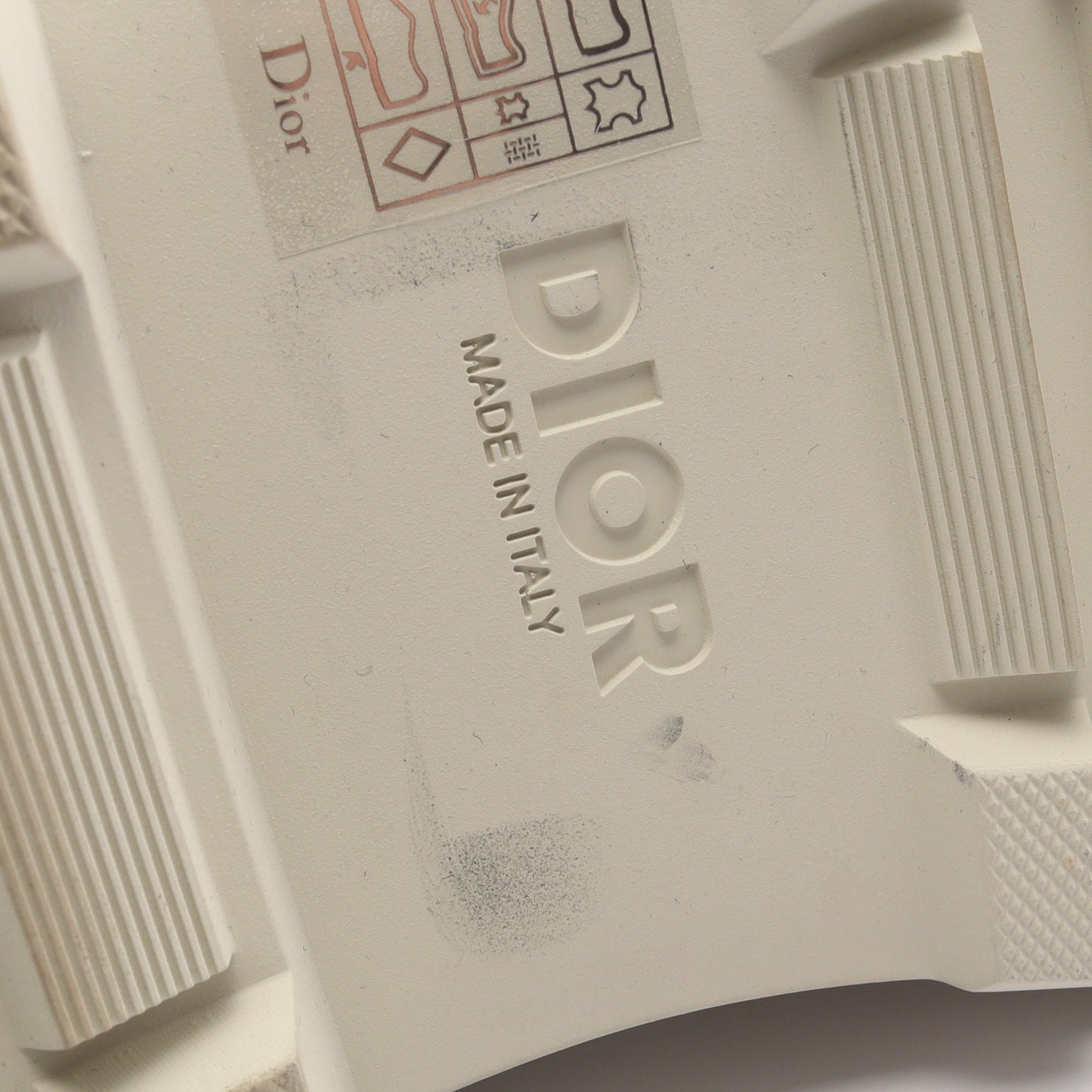 DIOR × sacai 厚底 ダービーシューズ カジュアルシューズ レザー ライトベージュ ディオール