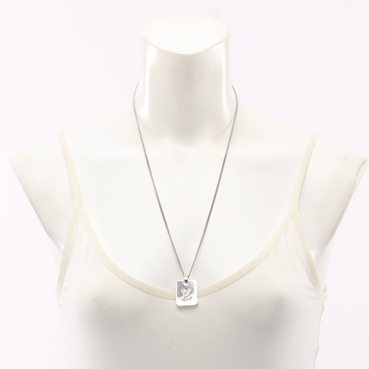 バンダンティフ シャンゼリゼ PM ネックレス シルバー ルイヴィトン アクセサリー LOUIS VUITTON