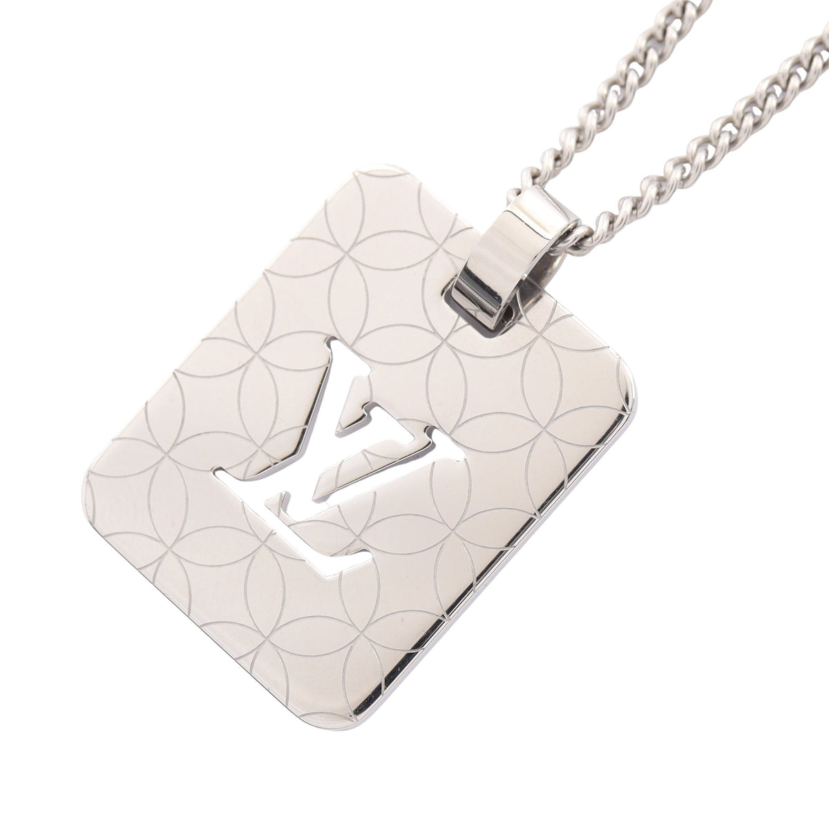 バンダンティフ シャンゼリゼ PM ネックレス シルバー ルイヴィトン アクセサリー LOUIS VUITTON