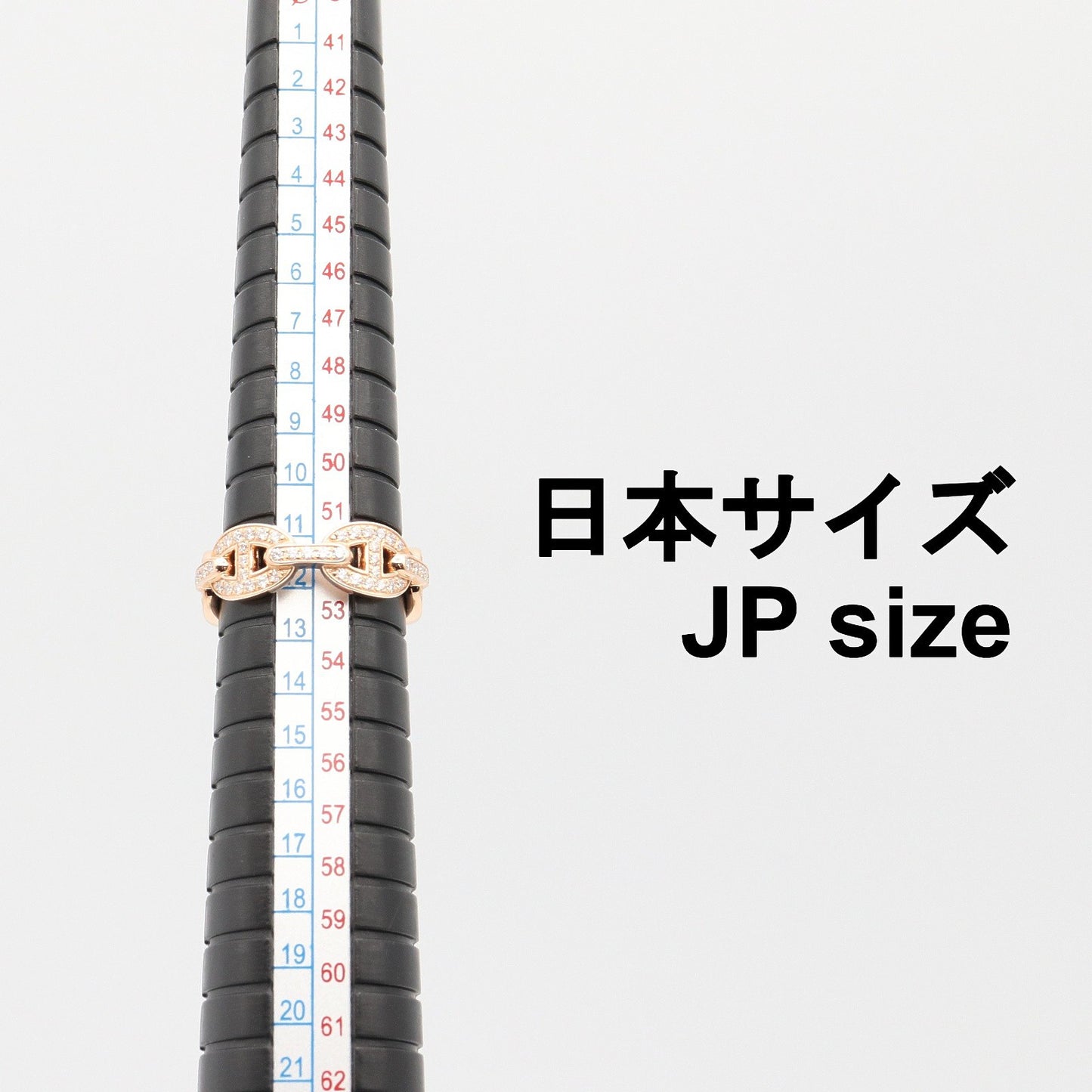 アンシェネ PM ダイヤ リング リング 指輪 K18PG ダイヤモンド クリア ピンクゴールド エルメス