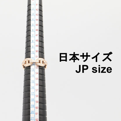 アンシェネ PM ダイヤ リング リング 指輪 K18PG ダイヤモンド クリア ピンクゴールド エルメス
