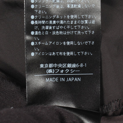 ミルフィーユ ブラウス ブラック フォクシー トップス FOXEY