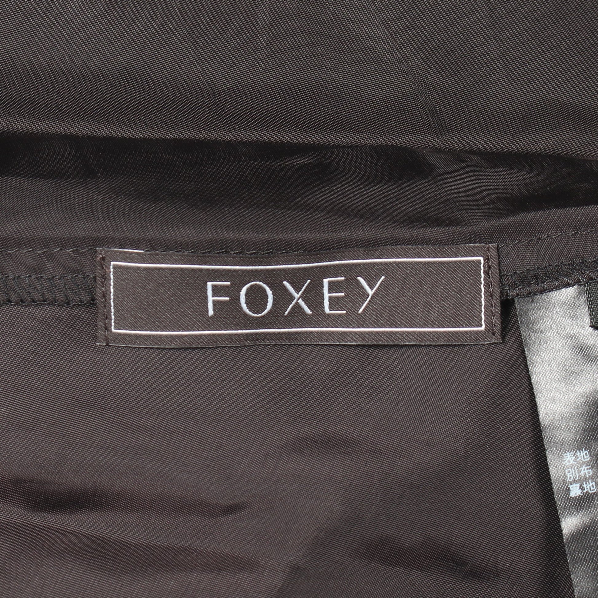 ミルフィーユ ブラウス ブラック フォクシー トップス FOXEY