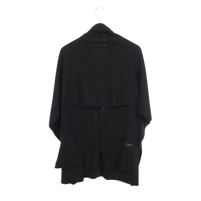 Cape Gilet ニット ポンチョ ウール ブラック フォクシー アウター FOXEY