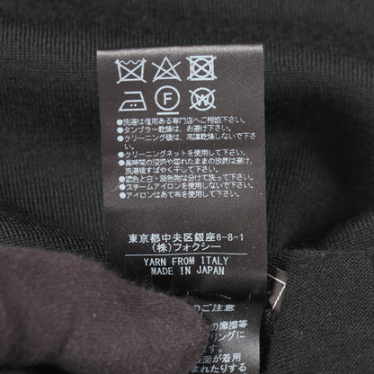 Cape Gilet ニット ポンチョ ウール ブラック フォクシー アウター FOXEY