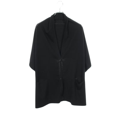 Cape Gilet ニット ポンチョ ウール ブラック フォクシー アウター FOXEY