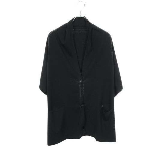 Cape Gilet ニット ポンチョ ウール ブラック フォクシー アウター FOXEY