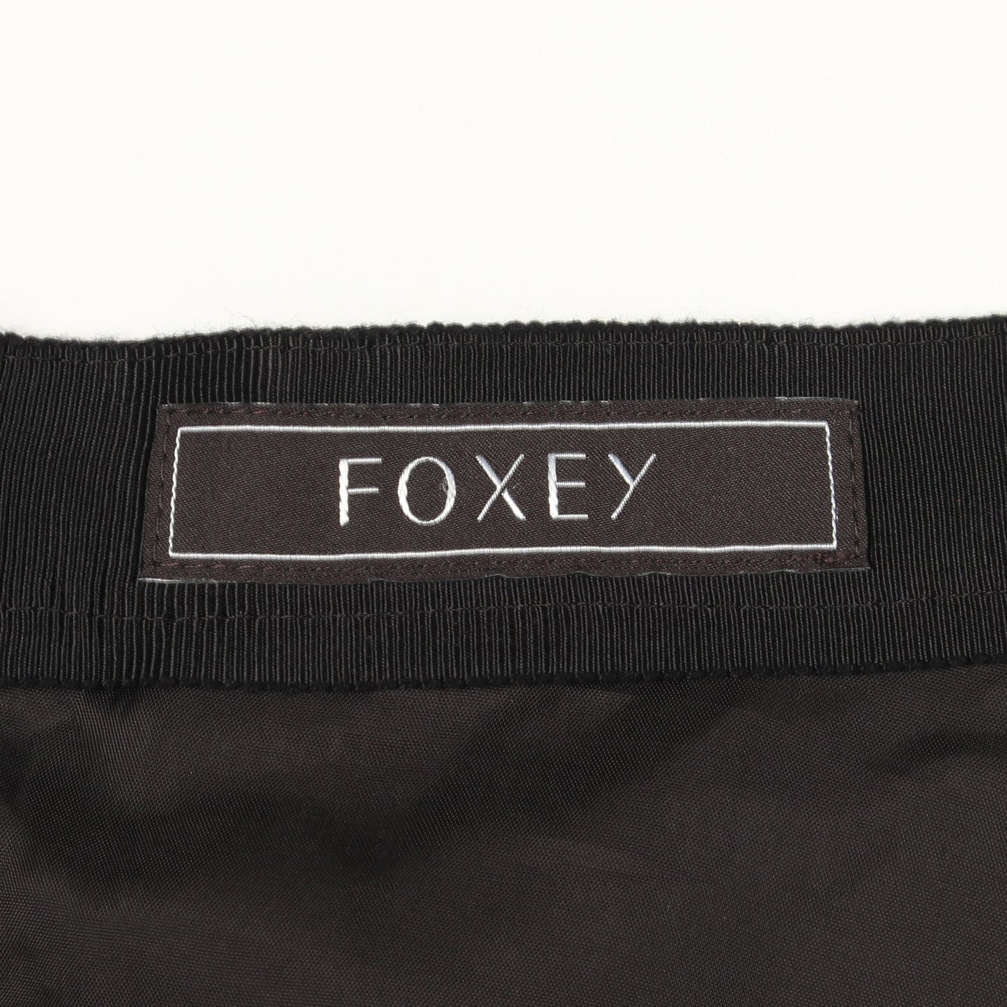 ミルフィーユ スカート ポリエステル ブラック フォクシー ボトムス FOXEY