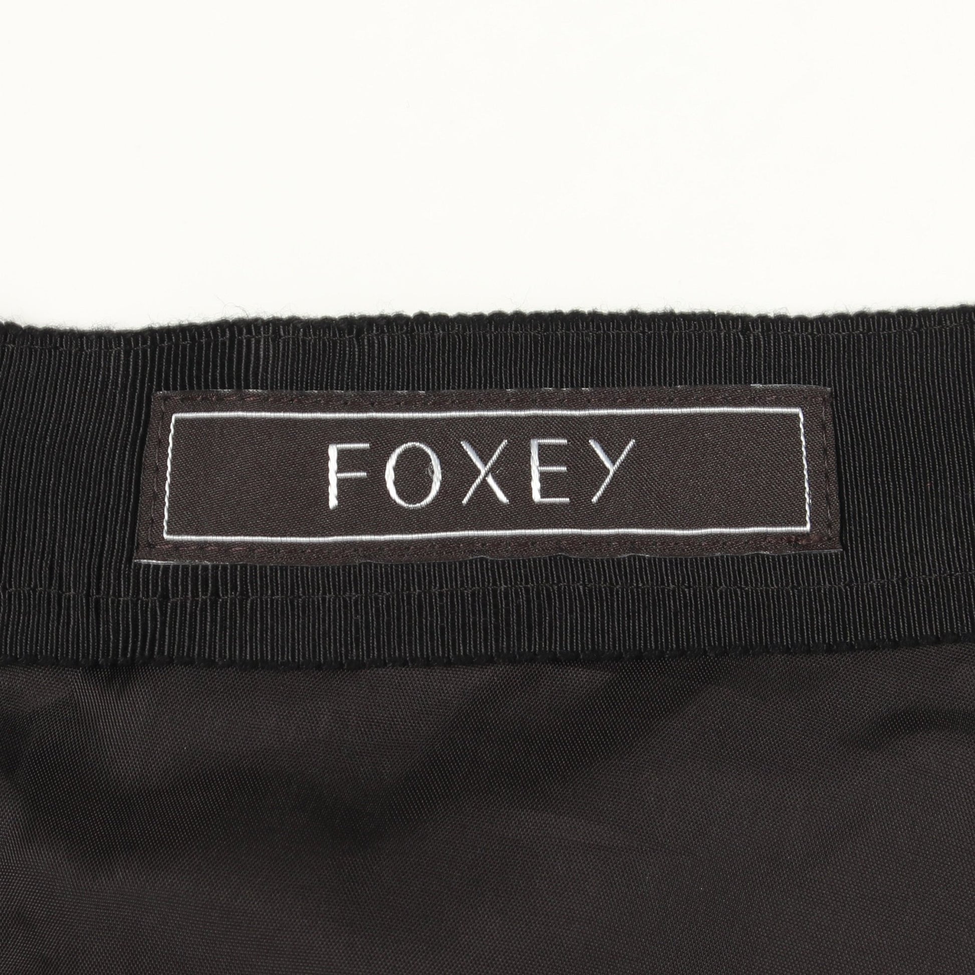 ミルフィーユ スカート ポリエステル ブラック フォクシー ボトムス FOXEY