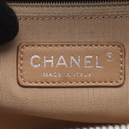 マトラッセ デカココマーク チェーンショルダーバッグ チェーントートバッグ キャビアスキン ブラック シルバー金具 シャネル