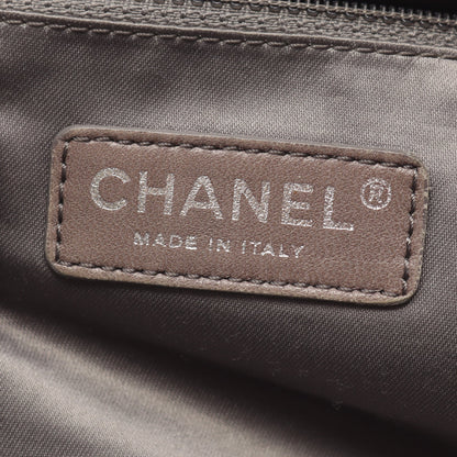 ラグジュアリーライン ブラチェーン チェーンショルダーバッグ ラムスキン ブラック シルバー金具 シャネル