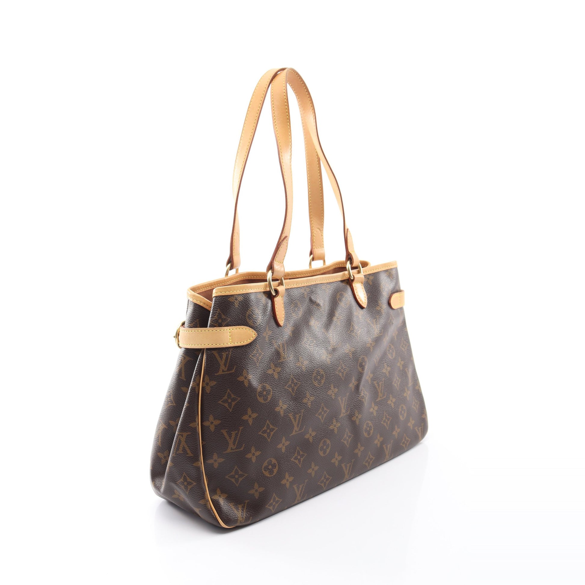 バティニョール オリゾンタル モノグラム ショルダーバッグ PVC レザー ブラウン ルイヴィトン バッグ LOUIS VUITTON