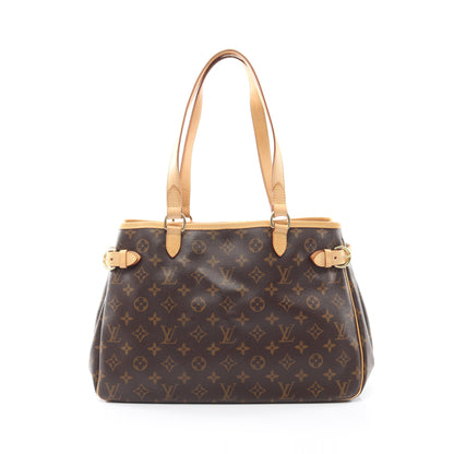 バティニョール オリゾンタル モノグラム ショルダーバッグ PVC レザー ブラウン ルイヴィトン バッグ LOUIS VUITTON