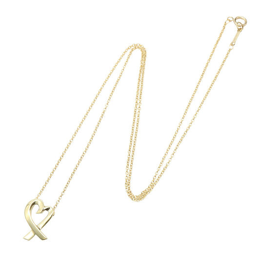 ラビングハート ネックレス ネックレス K18YG イエローゴールド ティファニー アクセサリー TIFFANY & Co.
