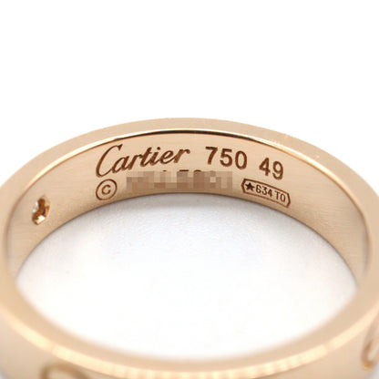 ミニラブリング 1PD リング 指輪 K18PG ダイヤモンド ピンクゴールド クリア カルティエ アクセサリー Cartier