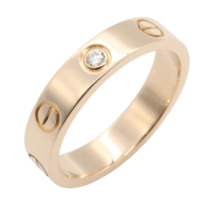 ミニラブリング 1PD リング 指輪 K18PG ダイヤモンド ピンクゴールド クリア カルティエ アクセサリー Cartier