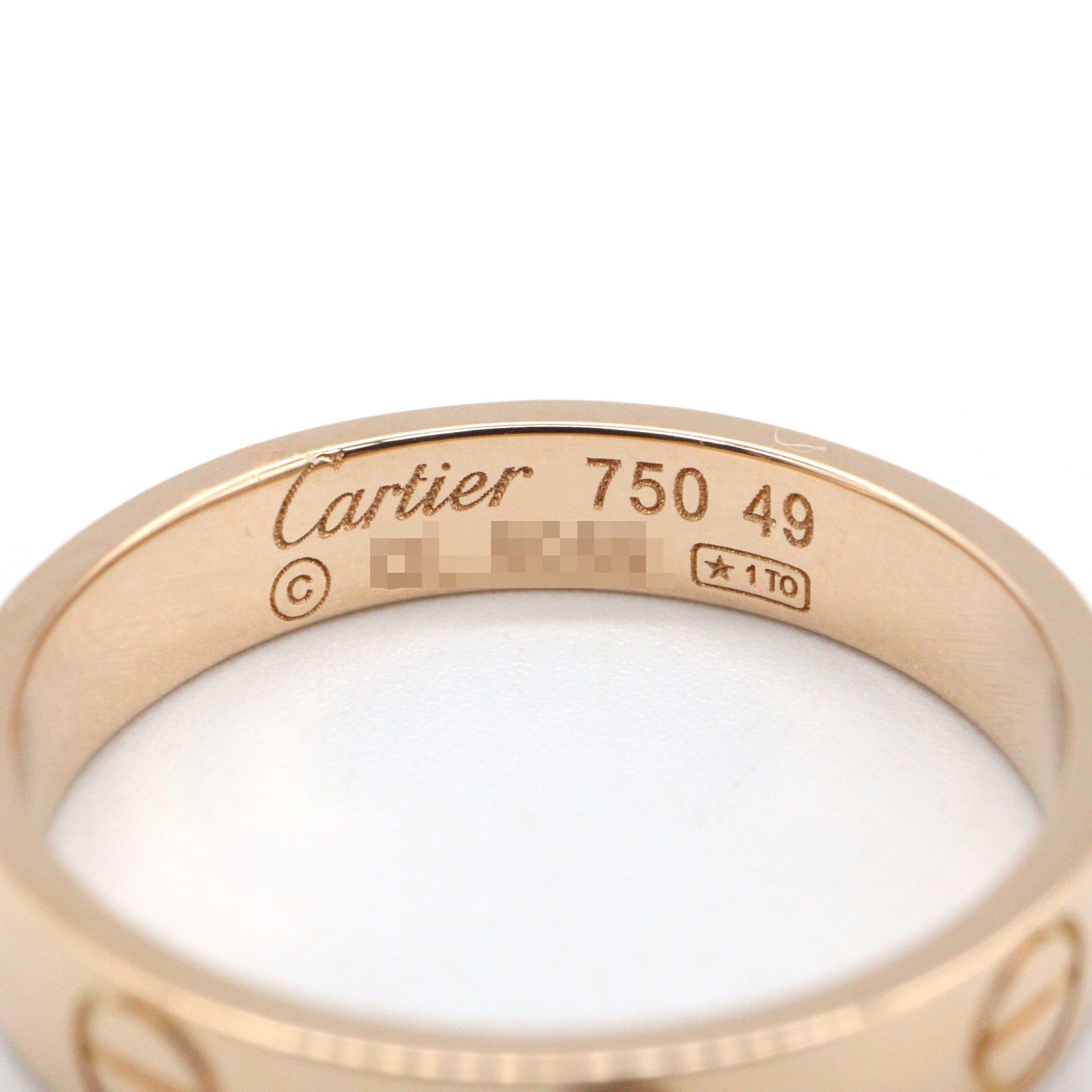 ミニラブリング リング 指輪 K18PG ピンクゴールド カルティエ アクセサリー Cartier