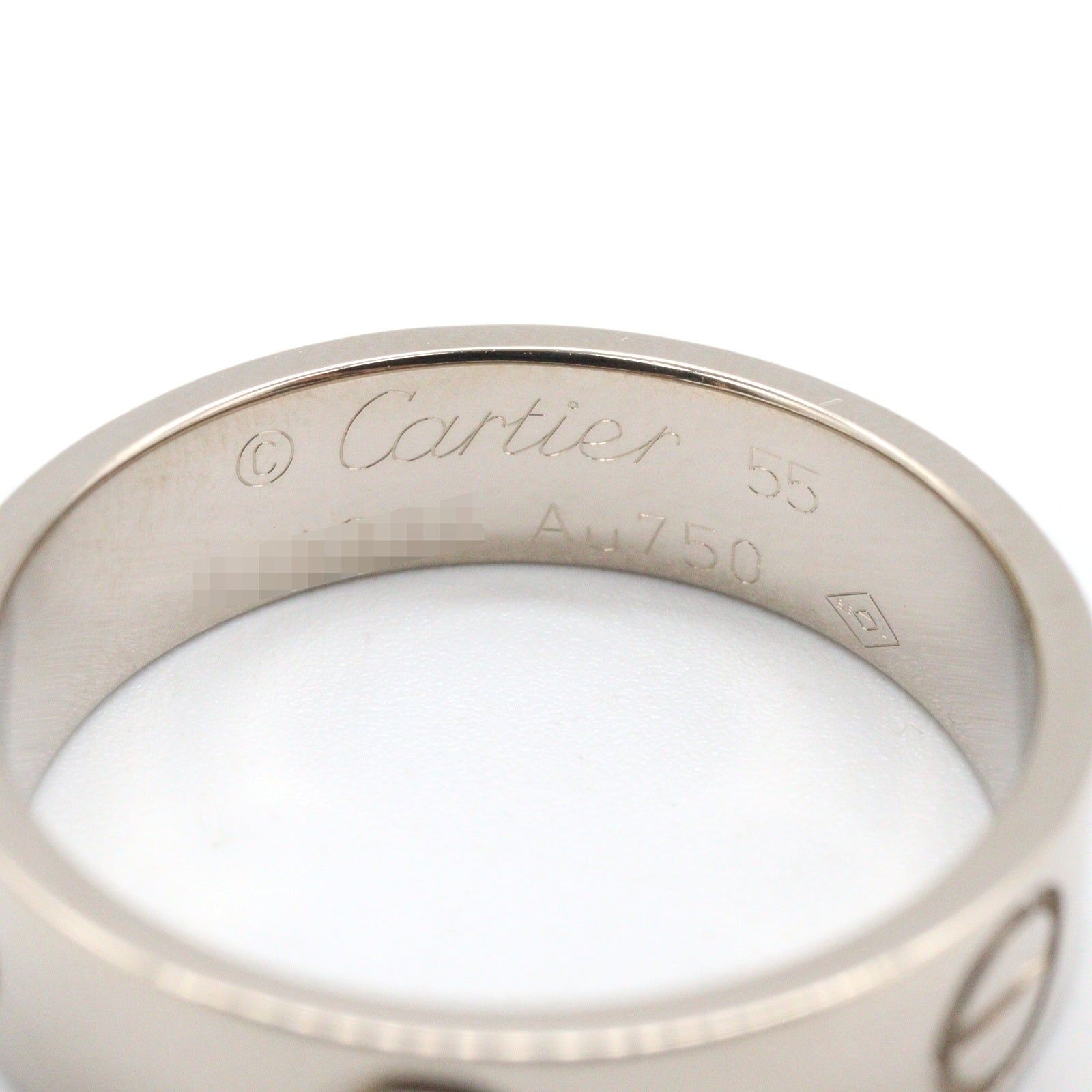 ラブリング リング 指輪 K18WG ホワイトゴールド カルティエ アクセサリー Cartier