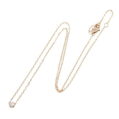 ダムール SM ネックレス ネックレス K18PG ダイヤモンド ピンクゴールド クリア カルティエ アクセサリー Cartier