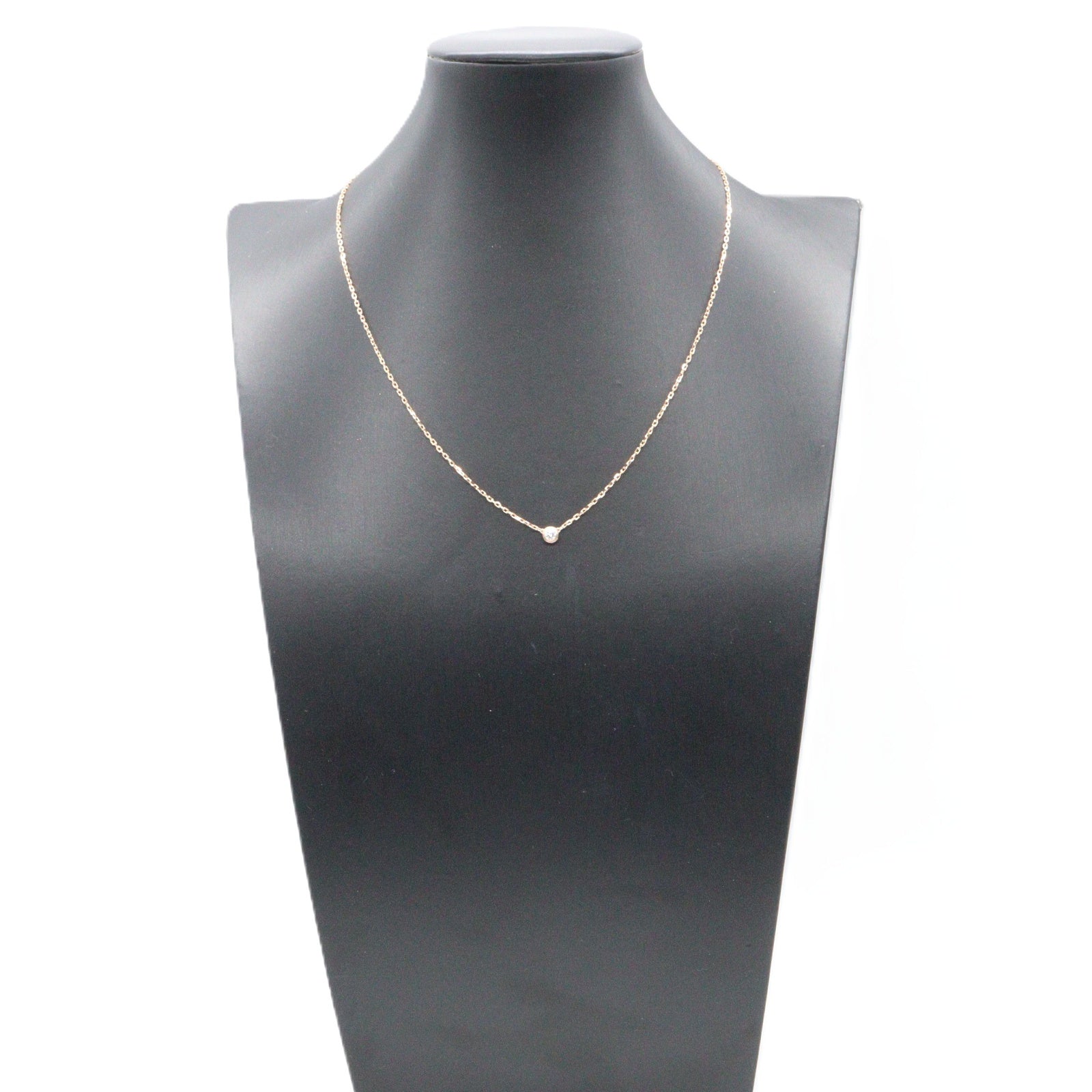 ダムール SM ネックレス ネックレス K18PG ダイヤモンド ピンクゴールド クリア カルティエ アクセサリー Cartier