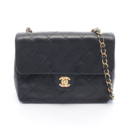 ミニマトラッセ20 チェーンショルダーバッグ ラムスキン ブラック ゴールド金具 シャネル バッグ CHANEL