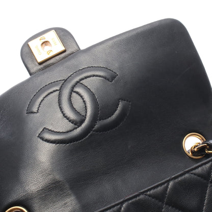ミニマトラッセ20 チェーンショルダーバッグ ラムスキン ブラック ゴールド金具 シャネル バッグ CHANEL