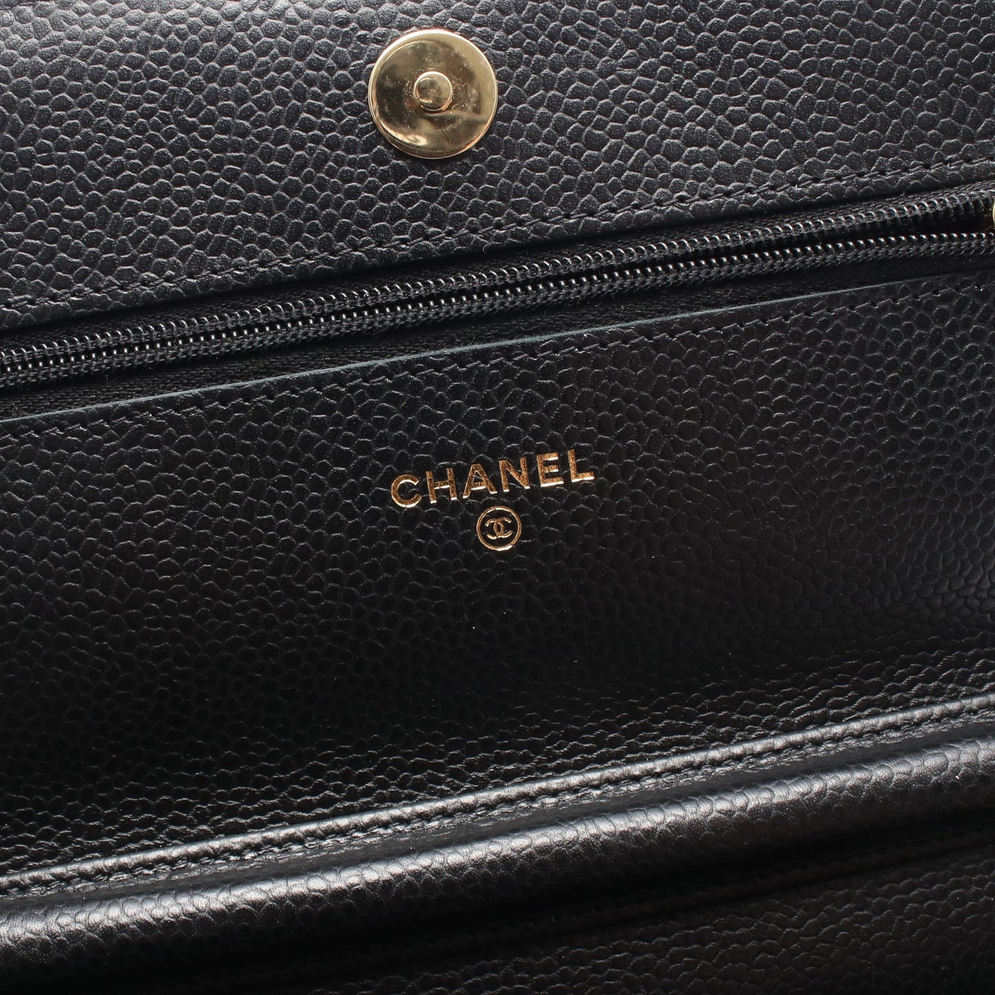 マトラッセ チェーンウォレット キャビアスキン ブラック ゴールド金具 シャネル バッグ CHANEL