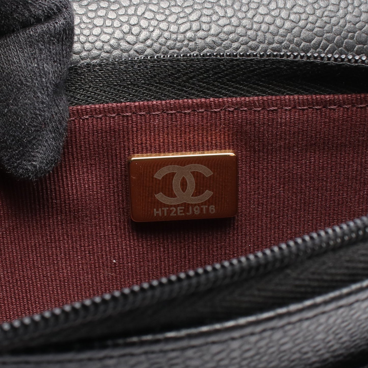 マトラッセ チェーンウォレット キャビアスキン ブラック ゴールド金具 シャネル バッグ CHANEL