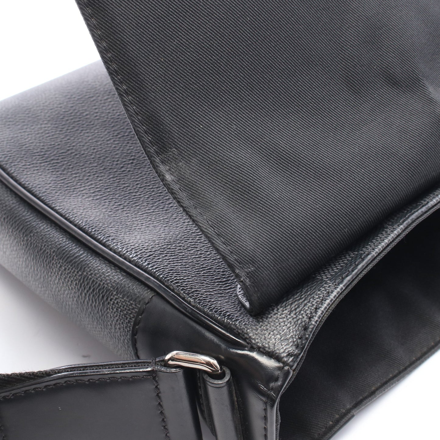 ディストリクトPM NM ダミエグラフィット ショルダーバッグ PVC レザー ブラック ルイヴィトン バッグ LOUIS VUITTON