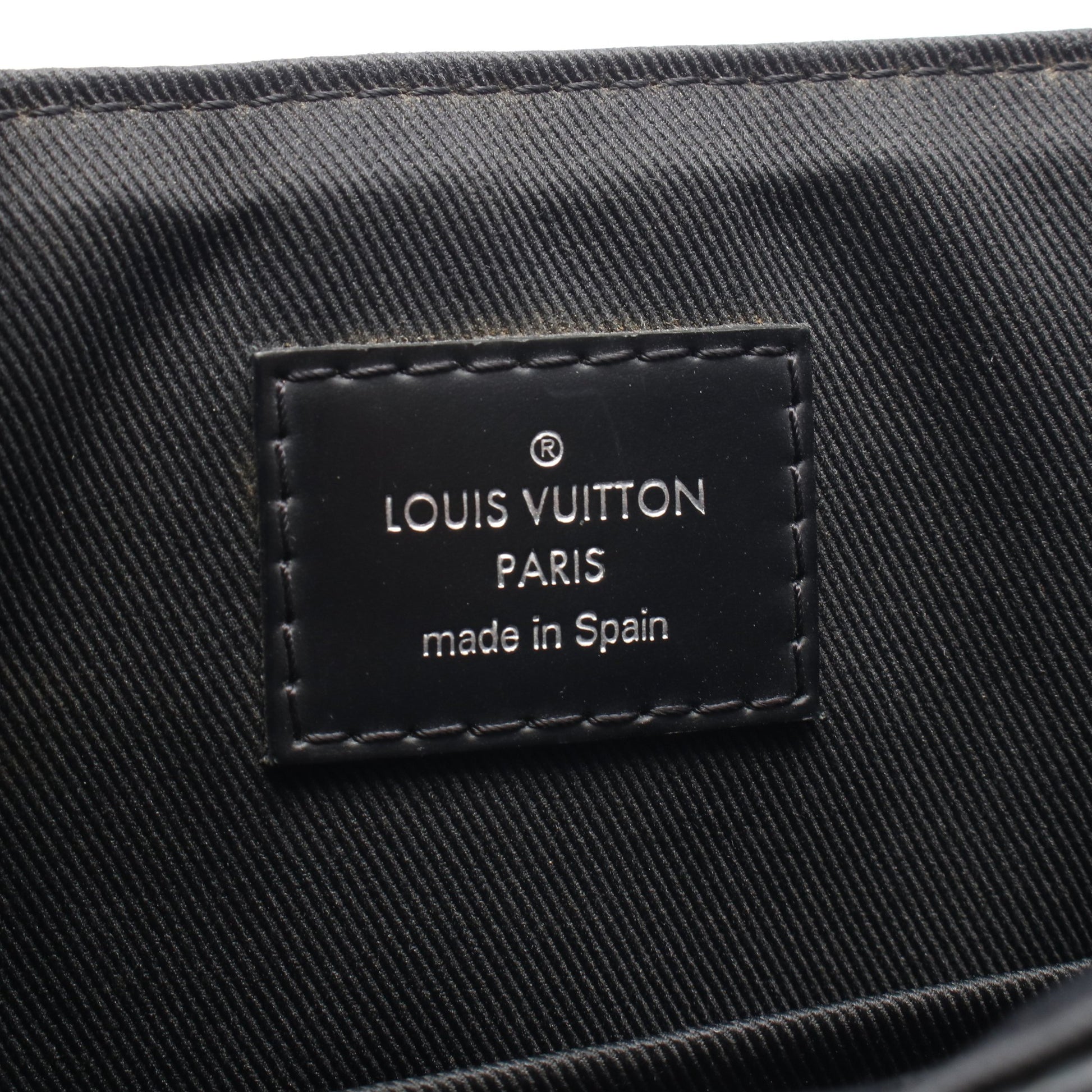 ディストリクトPM NM ダミエグラフィット ショルダーバッグ PVC レザー ブラック ルイヴィトン バッグ LOUIS VUITTON