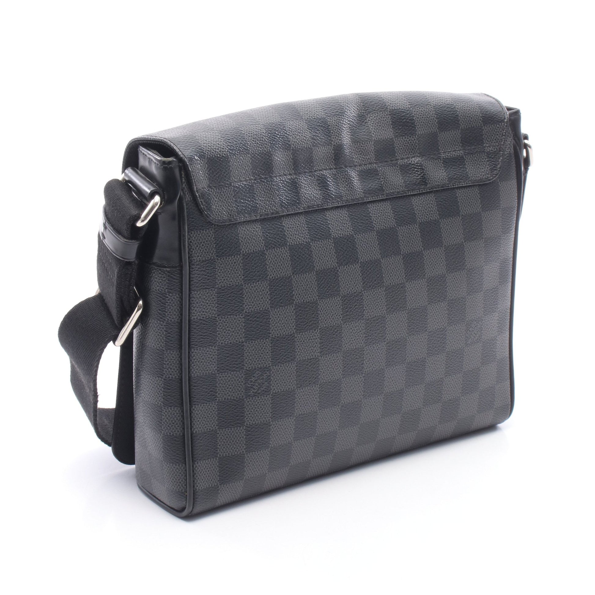 ディストリクトPM NM ダミエグラフィット ショルダーバッグ PVC レザー ブラック ルイヴィトン バッグ LOUIS VUITTON