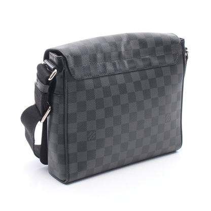 ディストリクトPM NM ダミエグラフィット ショルダーバッグ PVC レザー ブラック ルイヴィトン バッグ LOUIS VUITTON