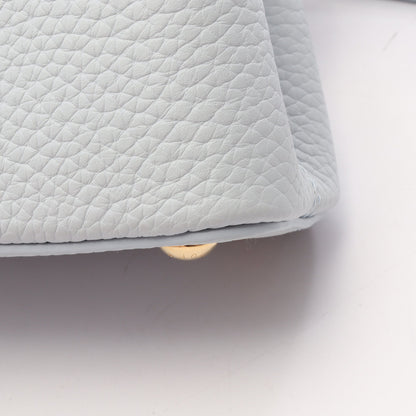 LV × TM カプシーヌEW MINI 2WAY ハンドバッグ レザー ライトブルー ルイヴィトン