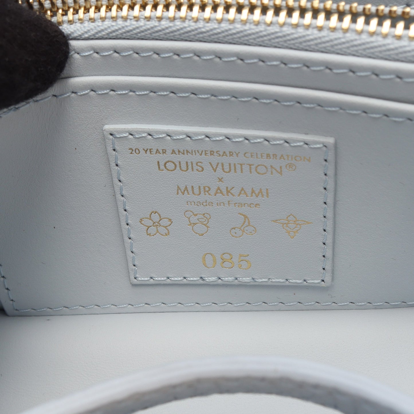 LV × TM カプシーヌEW MINI 2WAY ハンドバッグ レザー ライトブルー ルイヴィトン
