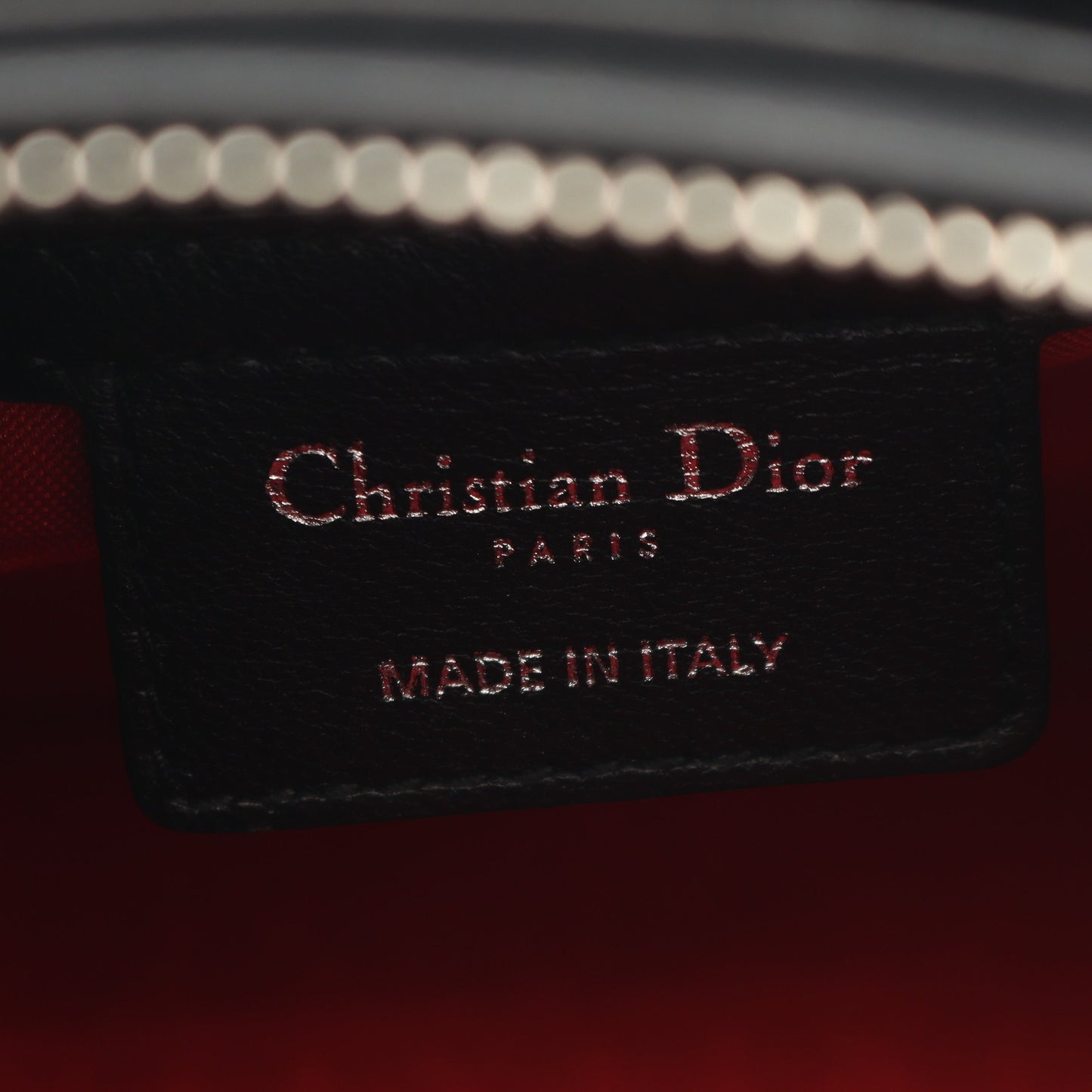 LADY DIOR レディディオール カナージュ 2WAY ハンドバッグ レザー ブラック クリスチャンディオール