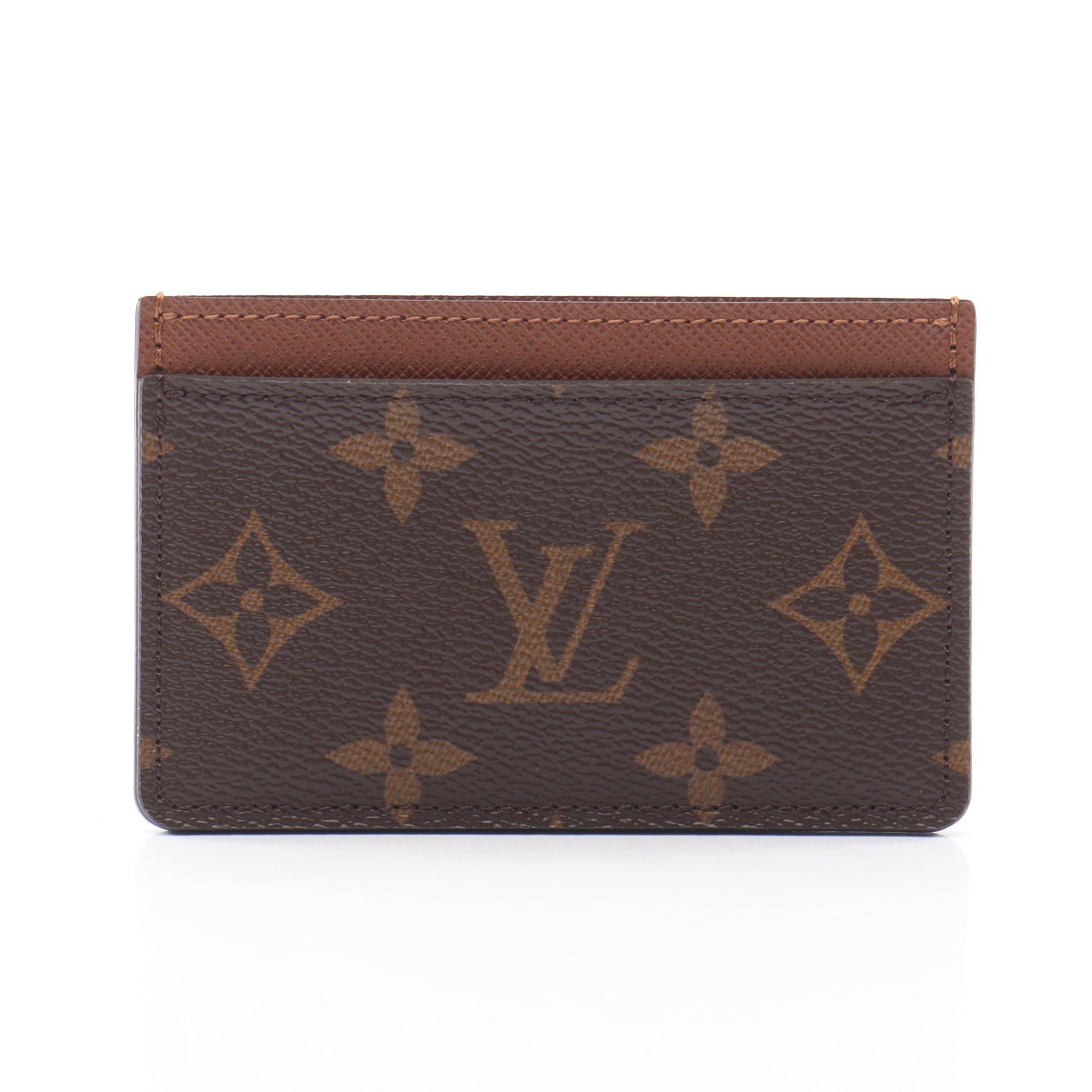 ポルトカルト サーンプル モノグラム カードケース PVC レザー ブラウン ルイヴィトン 財布・小物 LOUIS VUITTON