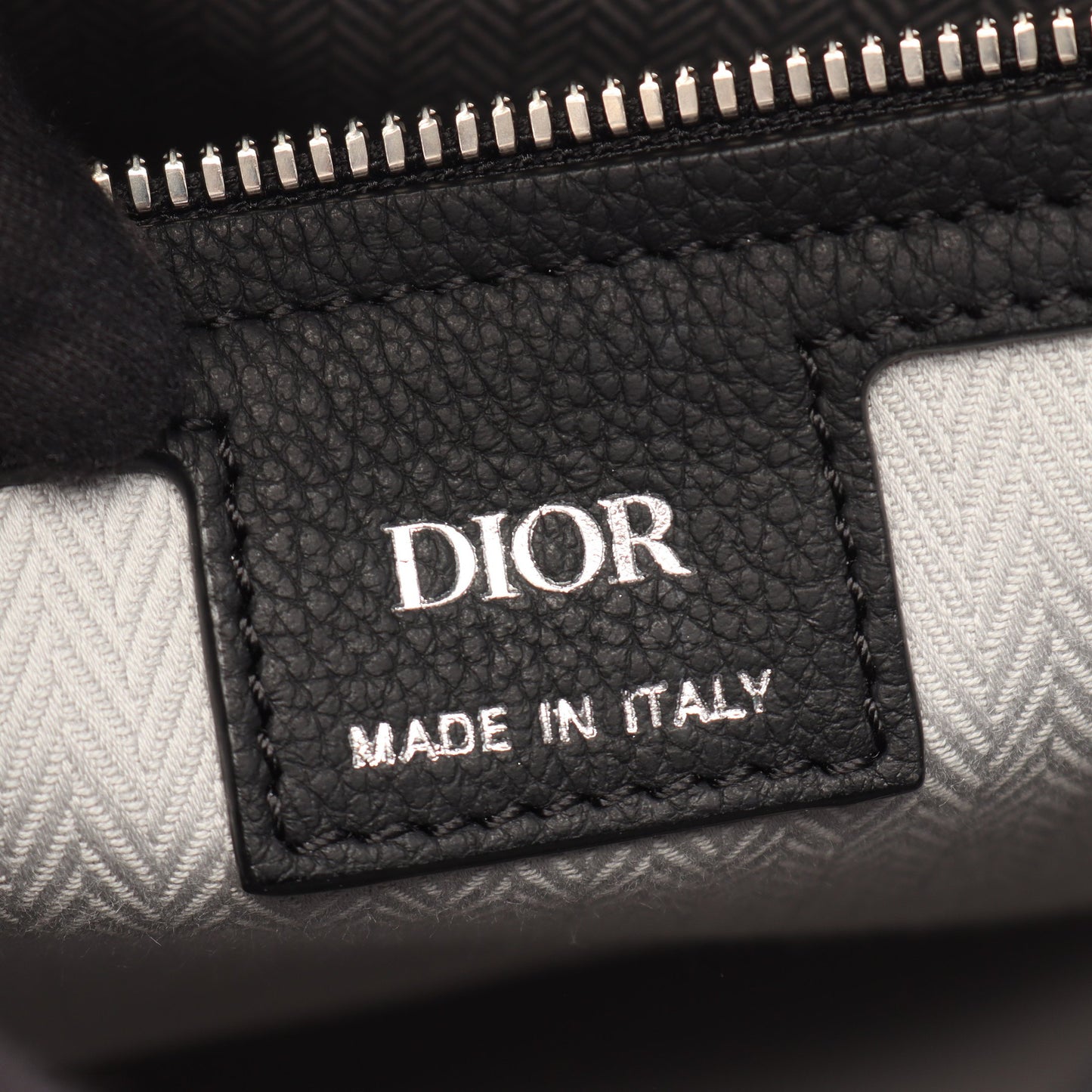 Normandie ミディアム 2WAY ハンドバッグ トートバッグ レザー ブラック クリスチャンディオール バッグ Christian Dior