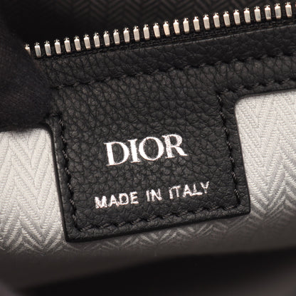 Normandie ミディアム 2WAY ハンドバッグ トートバッグ レザー ブラック クリスチャンディオール バッグ Christian Dior