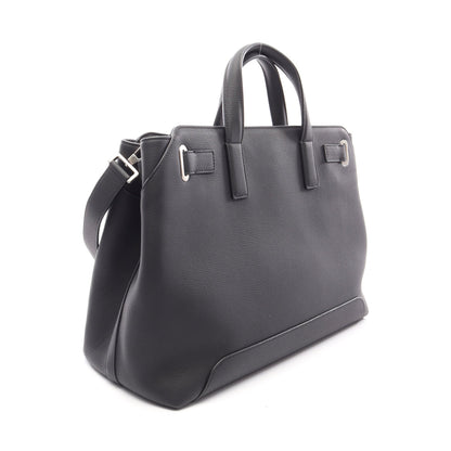 Normandie ミディアム 2WAY ハンドバッグ トートバッグ レザー ブラック クリスチャンディオール バッグ Christian Dior