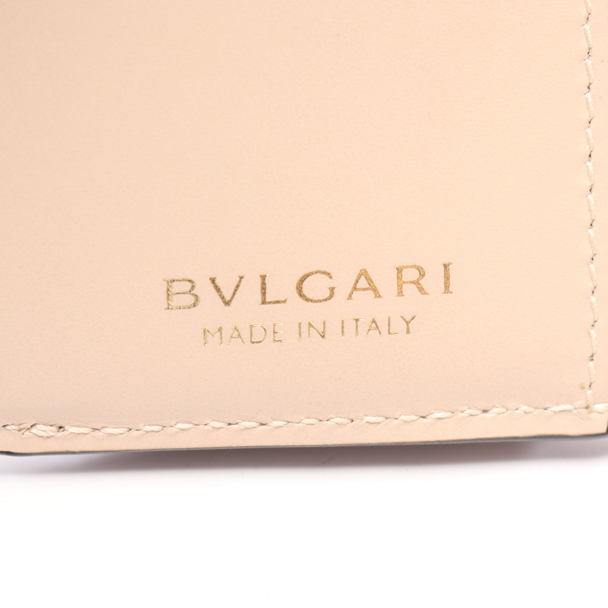 セルペンティ フォーエバー 三つ折り財布 レザー シャンパンゴールド ブルガリ 財布・小物 BVLGARI
