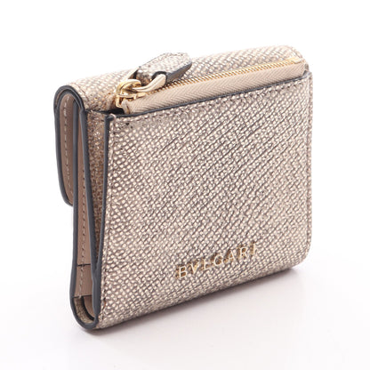 セルペンティ フォーエバー 三つ折り財布 レザー シャンパンゴールド ブルガリ 財布・小物 BVLGARI