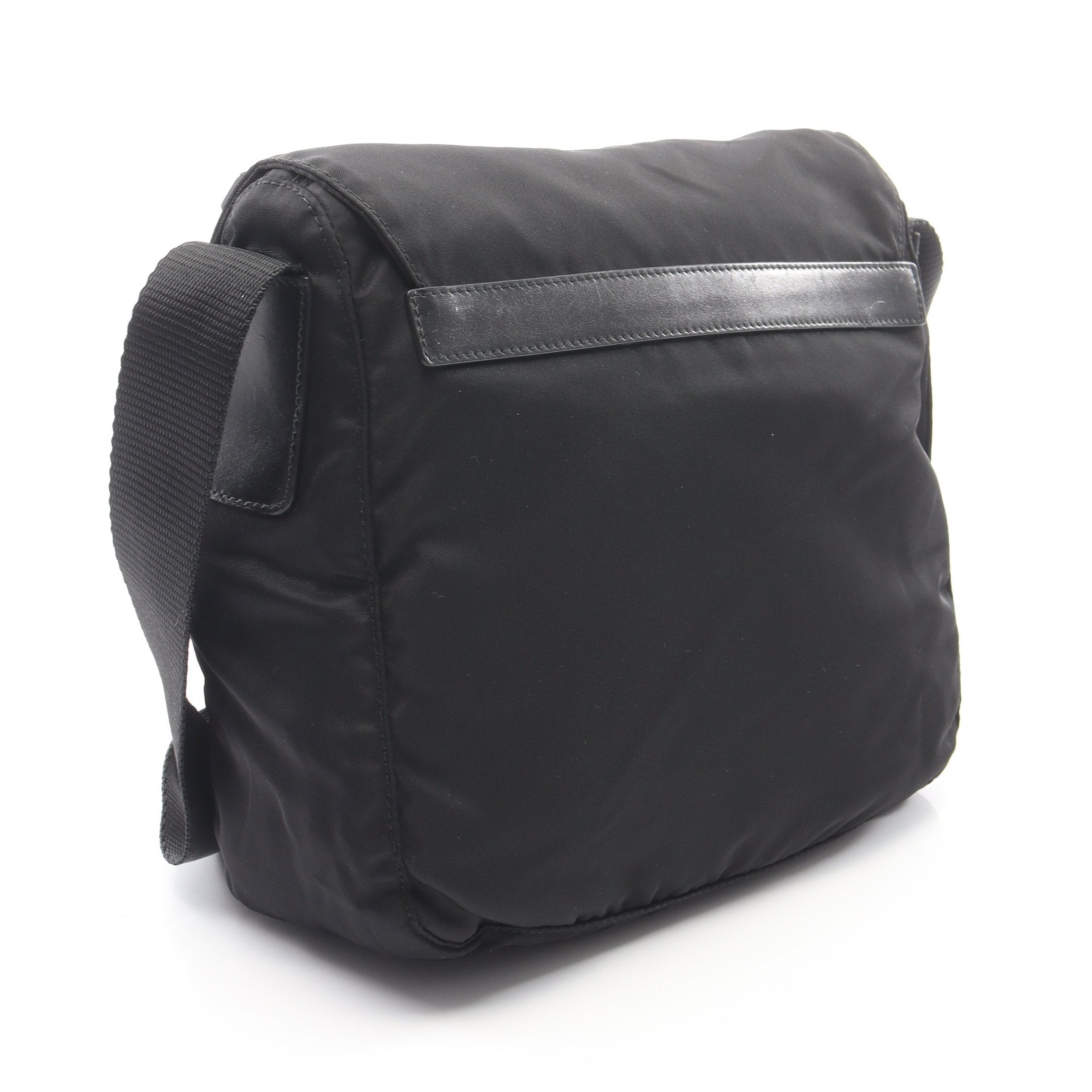 PRADA VELA SPORT ショルダーバッグ VELA SPORT ショルダーバッグ ナイロン レザー ブラック プラダ – RECLO