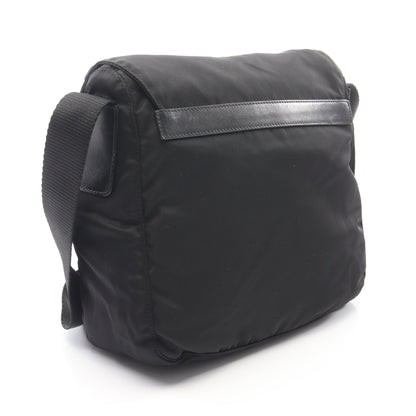VELA SPORT ショルダーバッグ ナイロン レザー ブラック プラダ